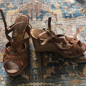 Madden Girl Cork Wedges